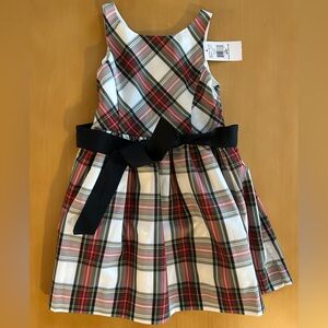 Polo Ralph Lauren, NWT, tartan fit and flare dress